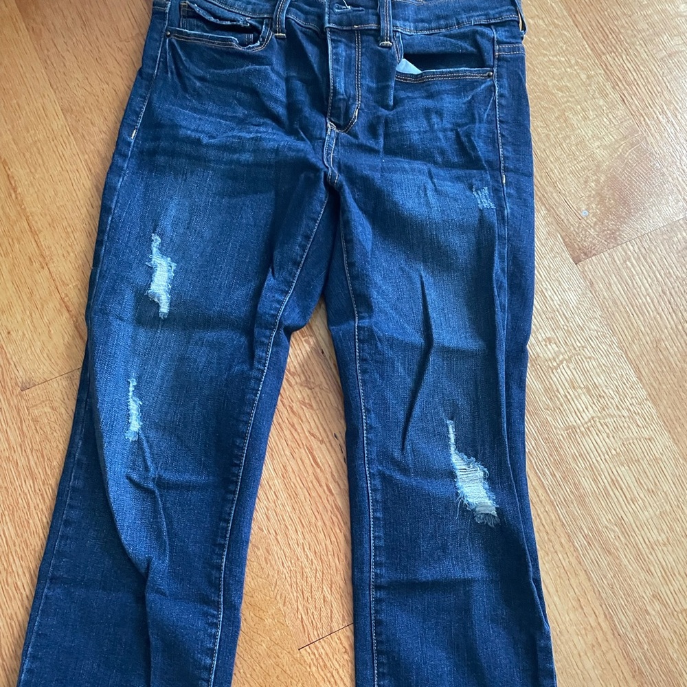 Soft denim jeans. From sneak peak. Size 7 but fit like a 4